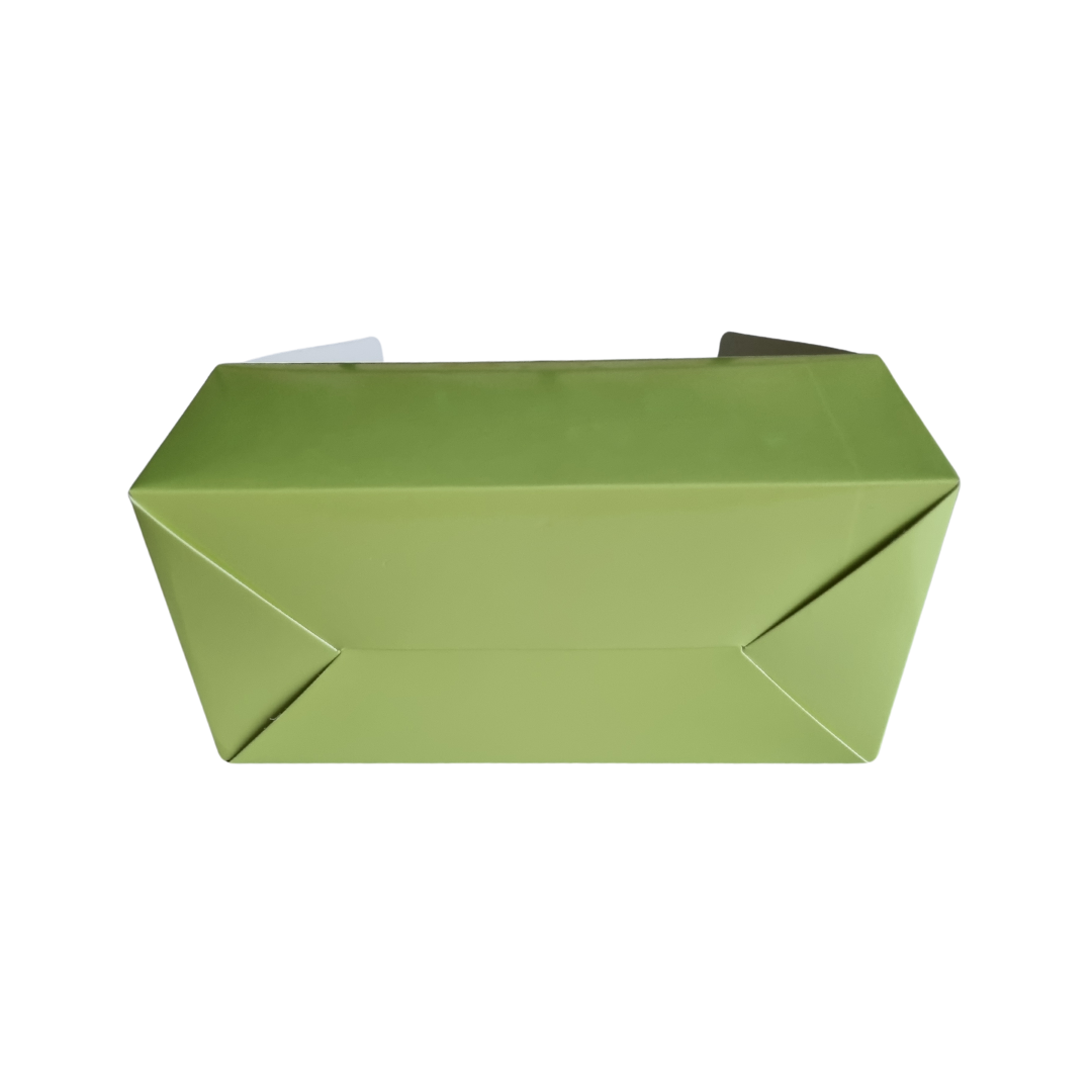 Plain Party Box Pack of 10 Lime Green