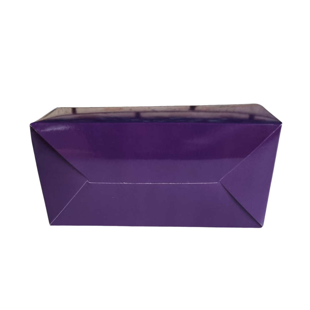 Plain Party Box Pack of 10 Purple