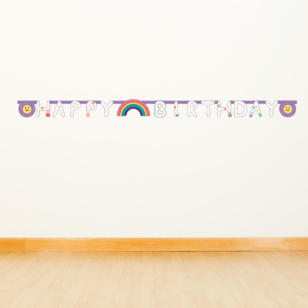 Peppa Pig Paper Banner