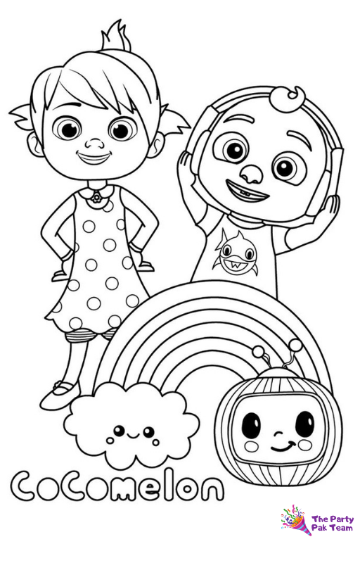 Cocomelon Coloring Pages