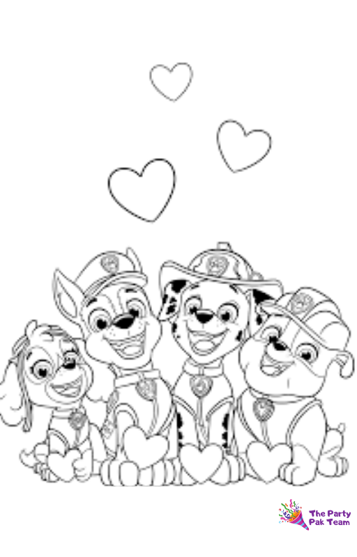 Paw Patrol Coloring Pages