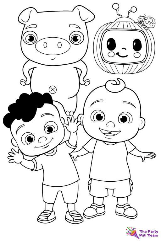 Cocomelon Coloring Pages