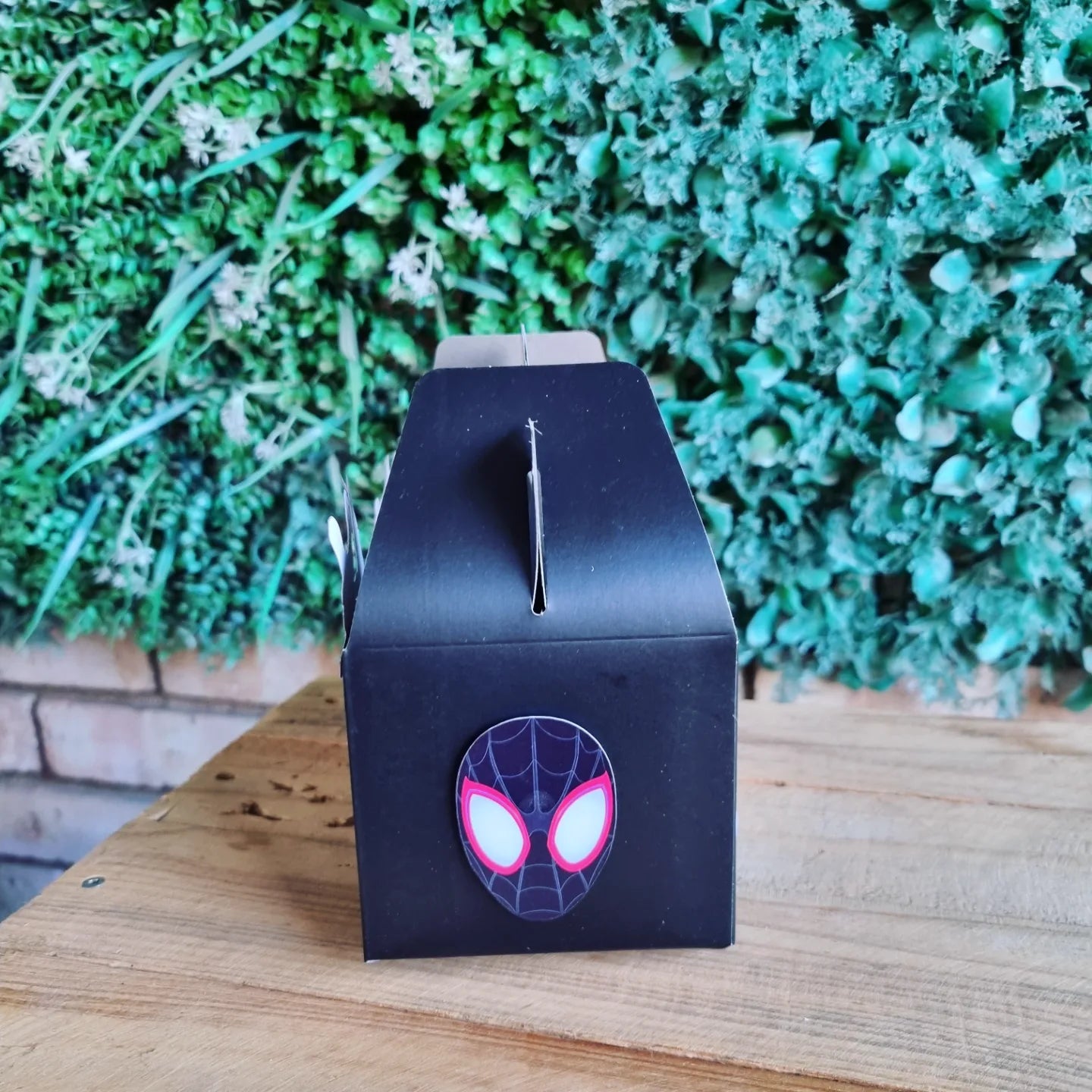 SPIDERMAN MILES MORALES PARTY PACK 5 BOXES  C only, personalized kiddies birthday party themed decor party boxes customized