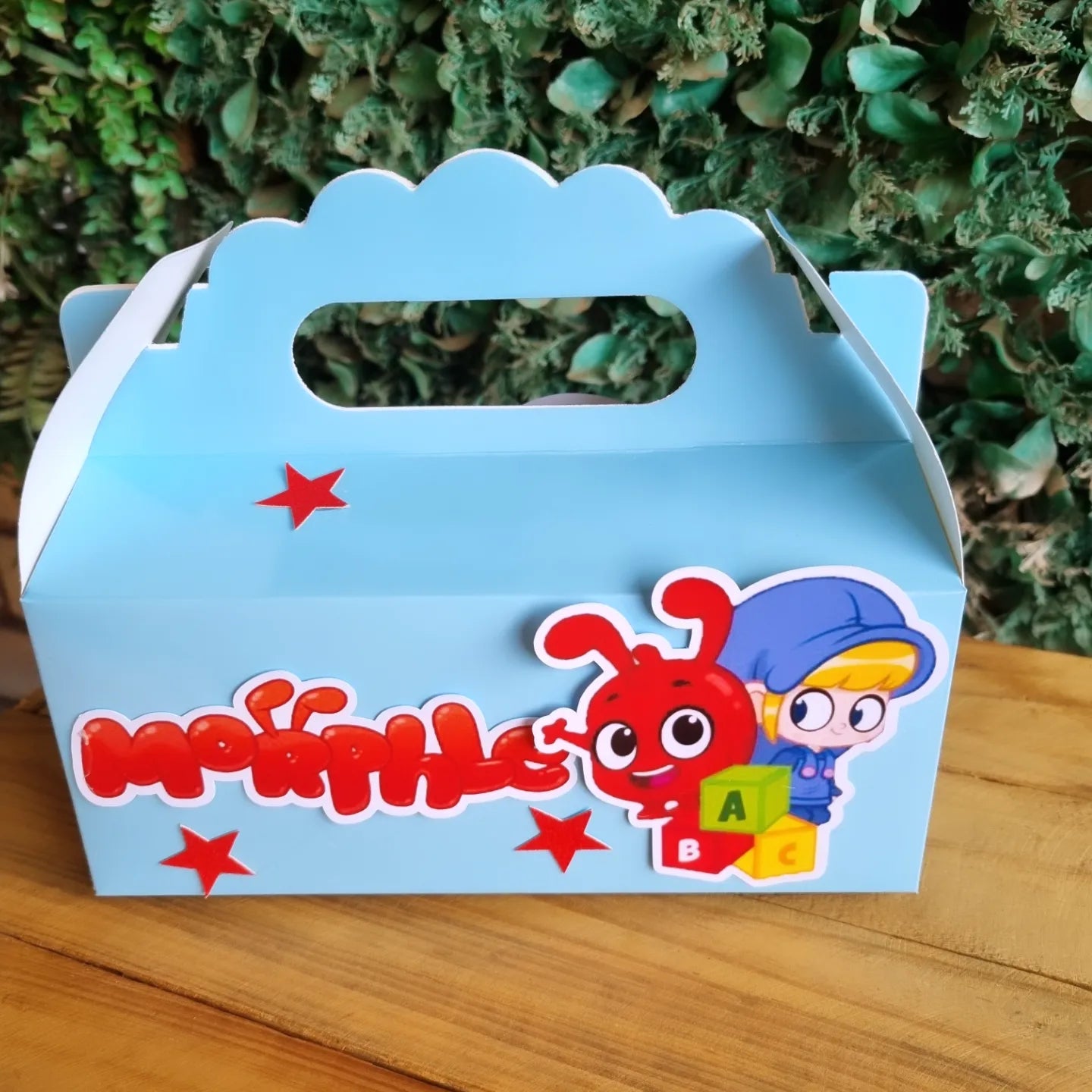 MORPHLE PARTY PACK 5 BOXES only, personalized kiddies birthday party themed decor party boxes customized