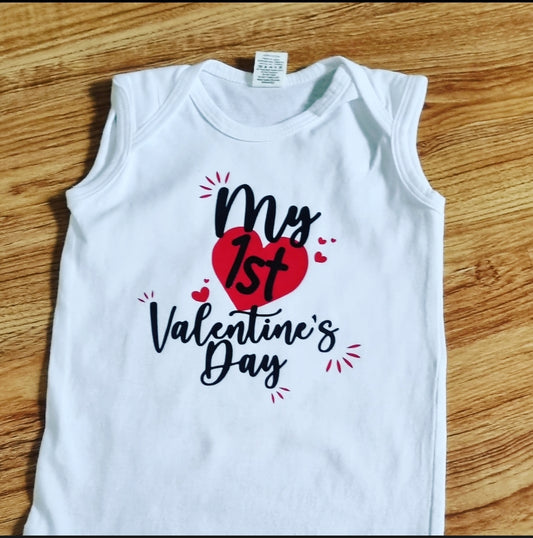 BABY ROMPER MY FIRST VALENTINE'S DAY GIFT