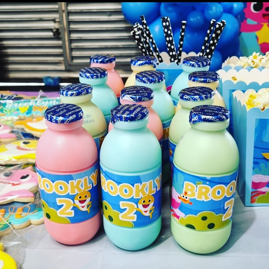 BABY SHARK BOTTEL LABELS