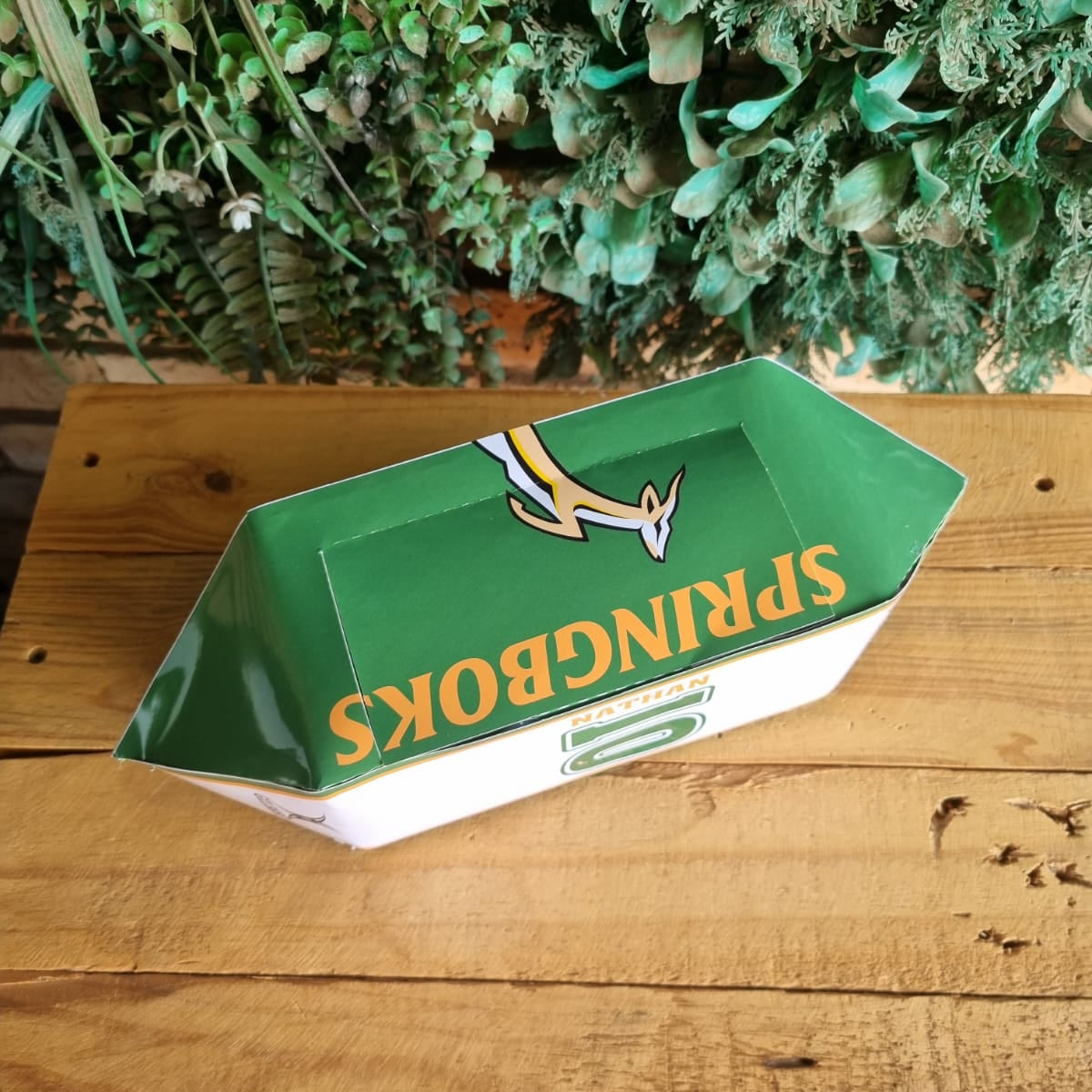 Spring Box Rugby Cutouts SPRINGBOKS INSPIRED RUGBY BALL PARTY PACKS BOX Personalized Kids’ Part ...