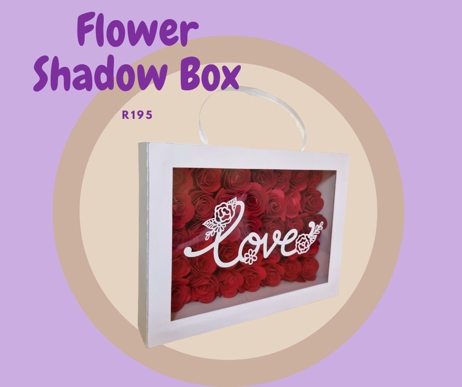 FLOWER SHADOW BOX VALENTINE'S DAY GIFT