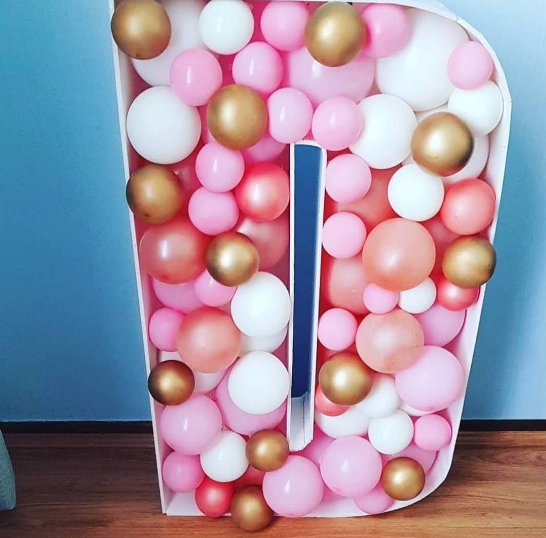 BALLOON MOSAIC STANDARD Numbers and Letters  80cm Tall. Birthday Decor, Baby Shower Bridal Shower, Wedding, Engagements, Proposal, special occasion,